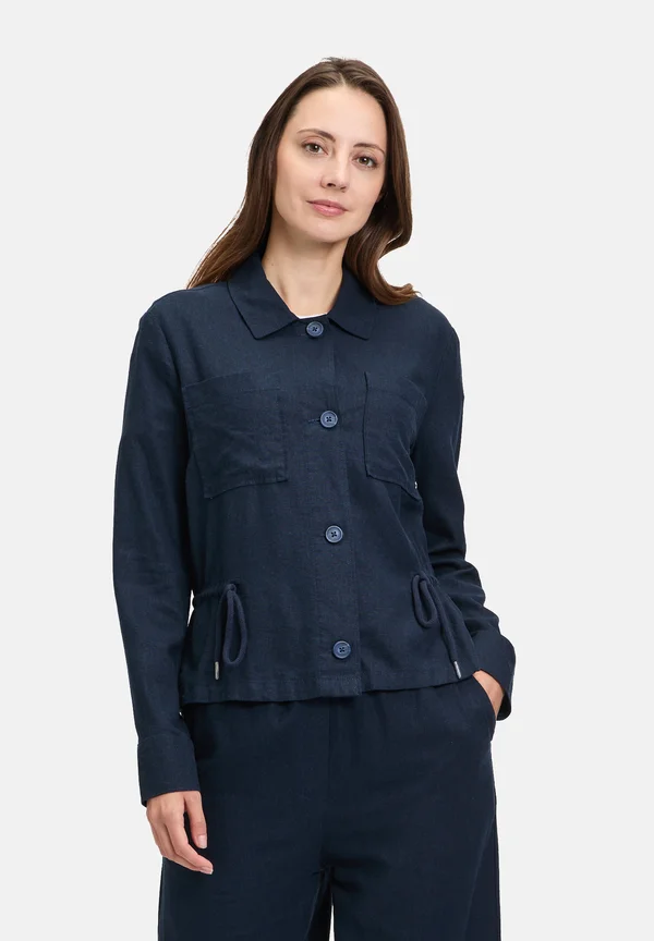 CASUAL MIT TASCHEN - Summer jacket - dunkelblau