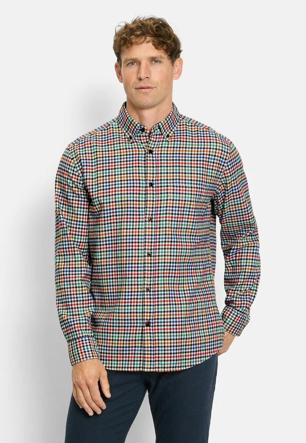 CASUAL, REGULAR FIT,  BUTTON-DOWN - Shirt - blau