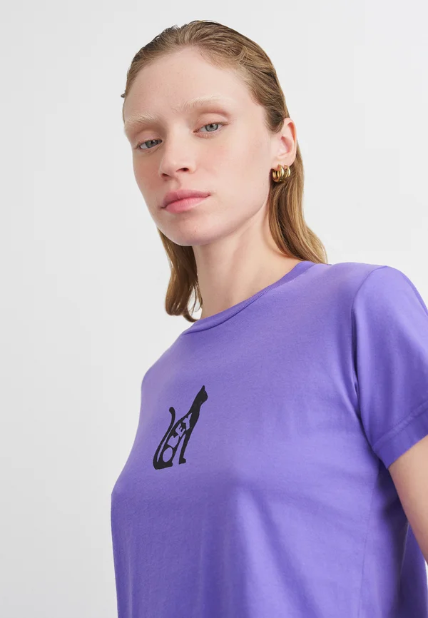 CAT - Print T-shirt - purple opulence