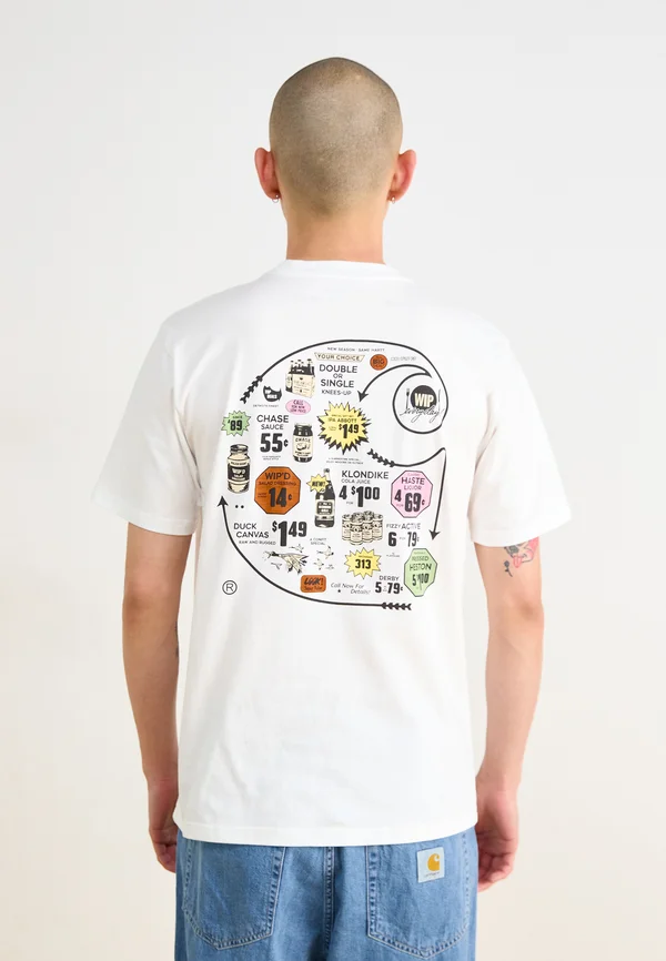 CATALOGUE LOGO  - Print T-shirt - white