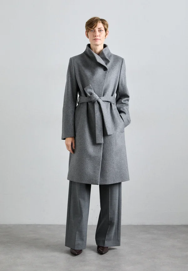 CEDRIN - Classic coat - grey melange