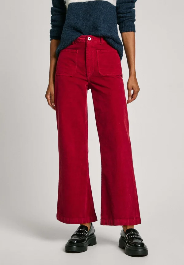CELIA - Trousers - burnt red