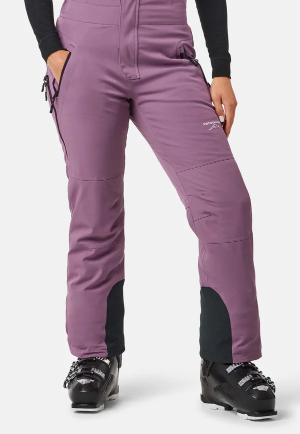 CERVINIA W - Snowboard pants - dk. mauve dk. plum