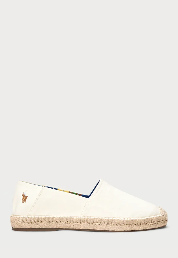 CEVIO WASHED CANVAS ESPADRILLE - Espadrilles - cream