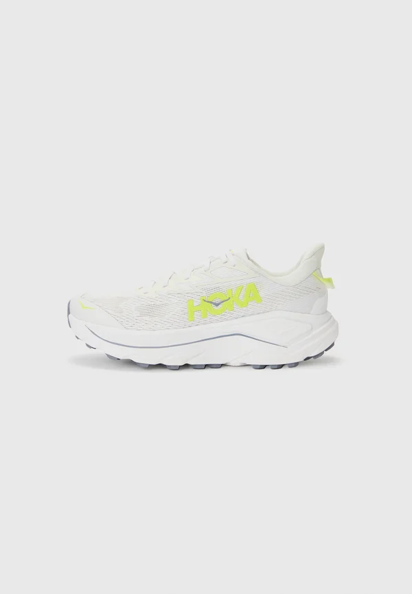 CHALLENGER 8 - Trail running shoes - white/neon citrus