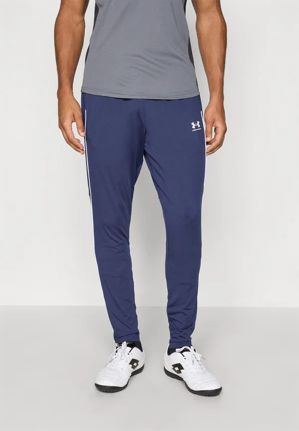 CHALLENGER TRAINING - Tracksuit bottoms - midnight navy/white