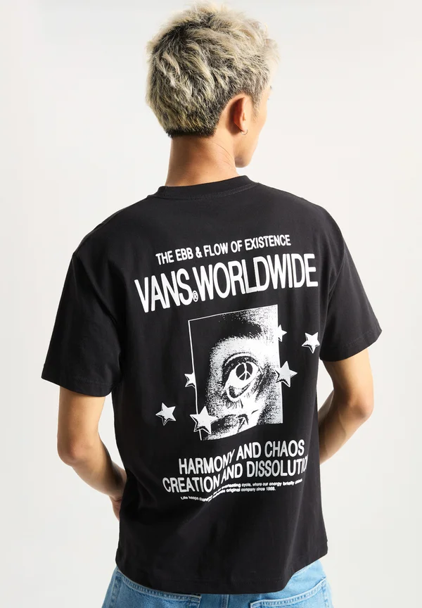 CHAOS - Print T-shirt - black