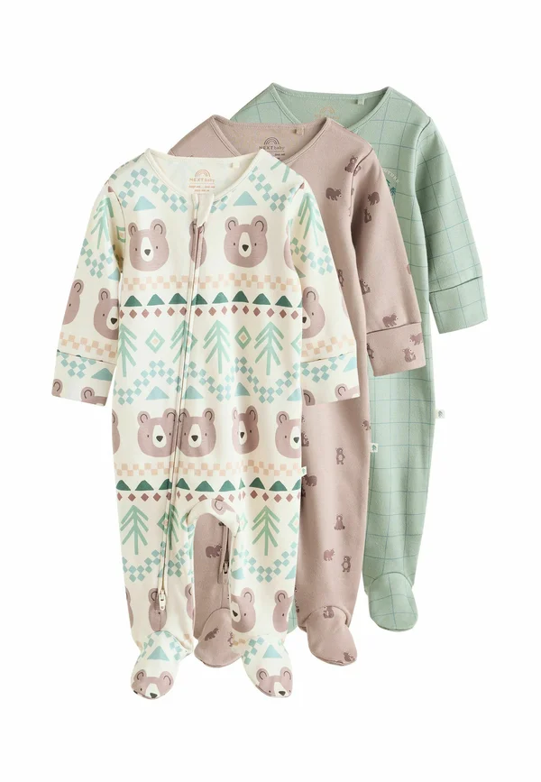 CHARACTER 3 PACK - Sleep suit - sage green
