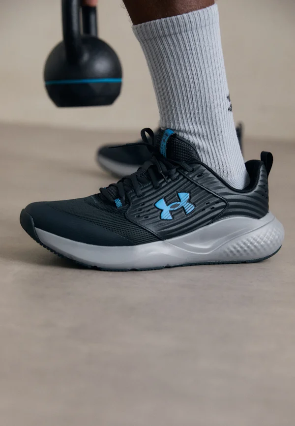 CHARGED COMMIT TR 4 - Training shoe - anthracite/steel/ether blue
