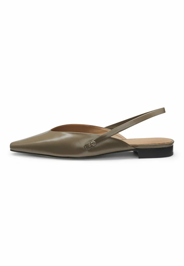 CHARLIZE - Slingback ballet pumps - open brown seven