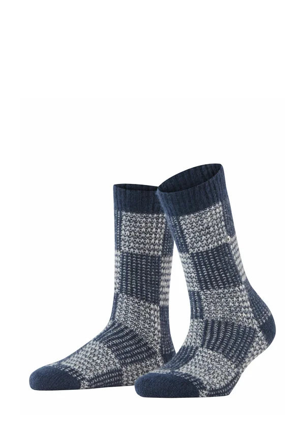 CHARMING CHECKS - Socks - midnight