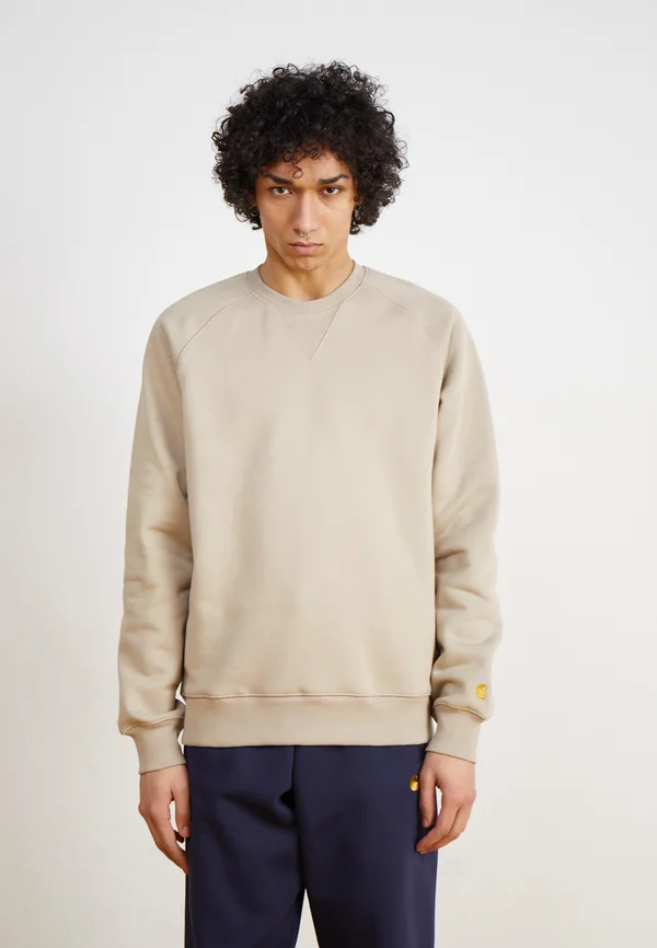 CHASE - Sweatshirt - dusky beige/gold