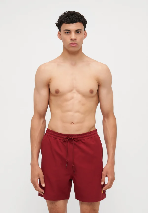 CHASE SWIM TRUNKS - Swimming shorts - scarlet/gold-coloured