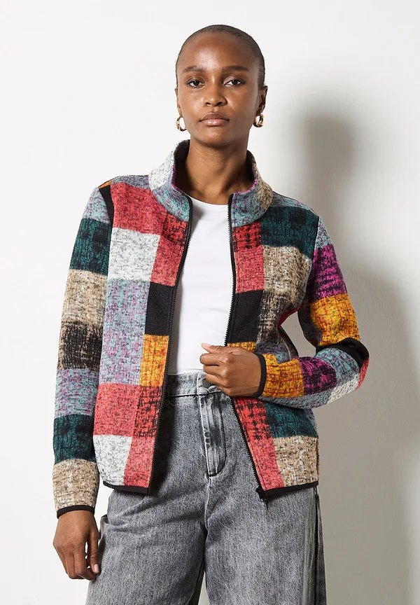 CHECK - Summer jacket - grey