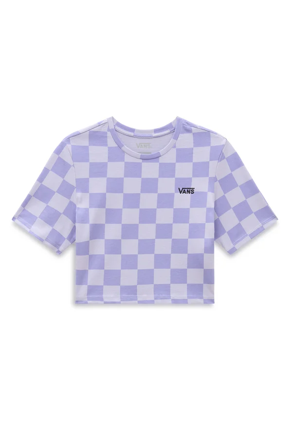 CHECKER CREW CROP II. - Print T-shirt - cosmic sky
