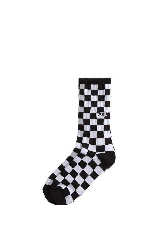CHECKERBOARD CREW - Socks - black/white