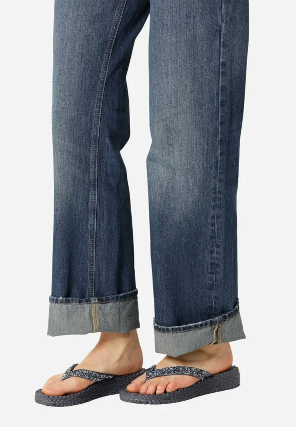 CHEERFUL - T-bar sandals - ombre blue