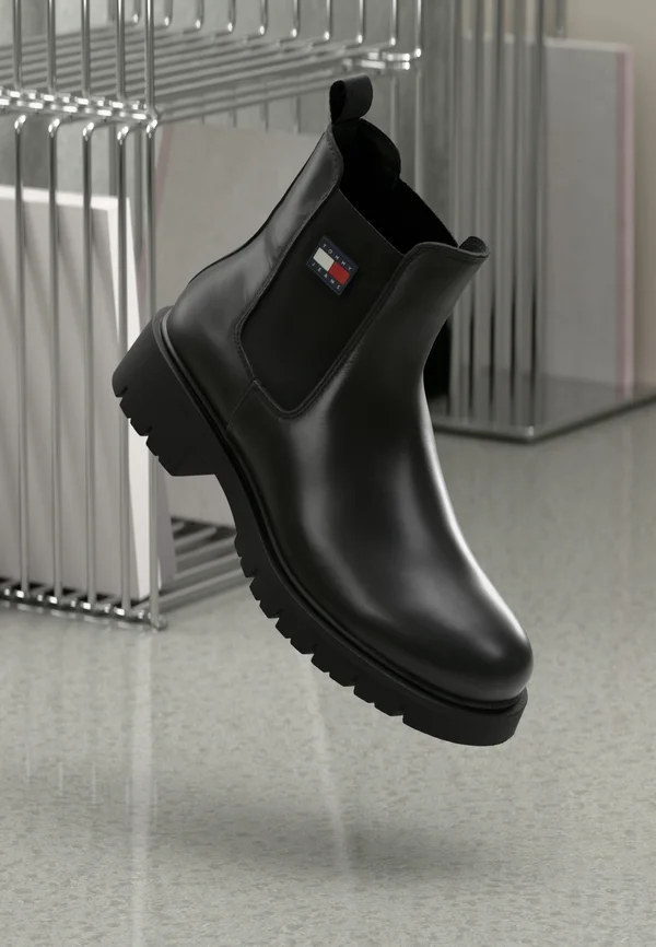 CHELSEA BOOT - Platform ankle boots - black