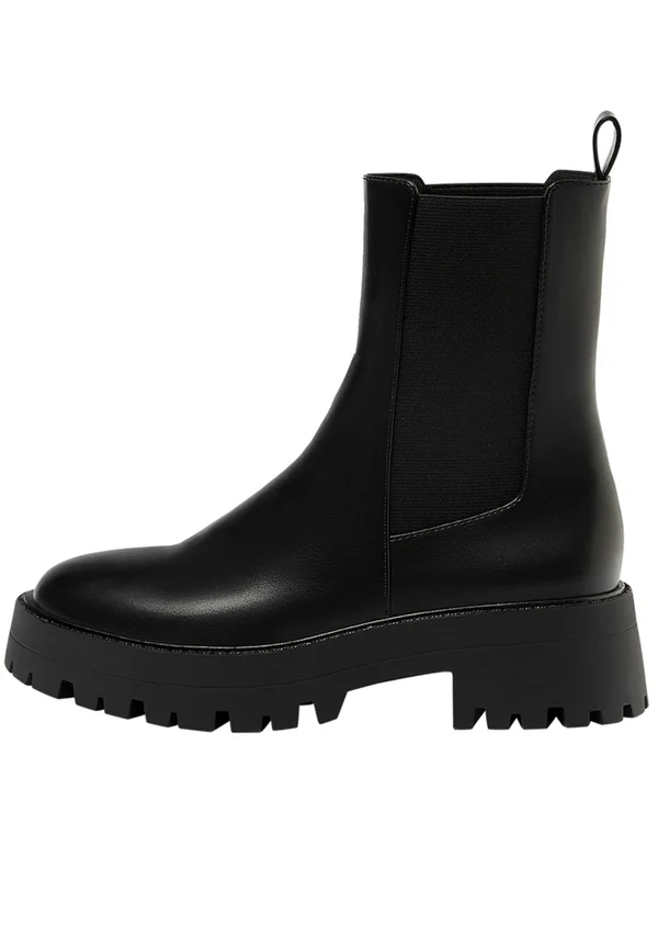 CHELSEA MIT PROFIL - Platform ankle boots - black