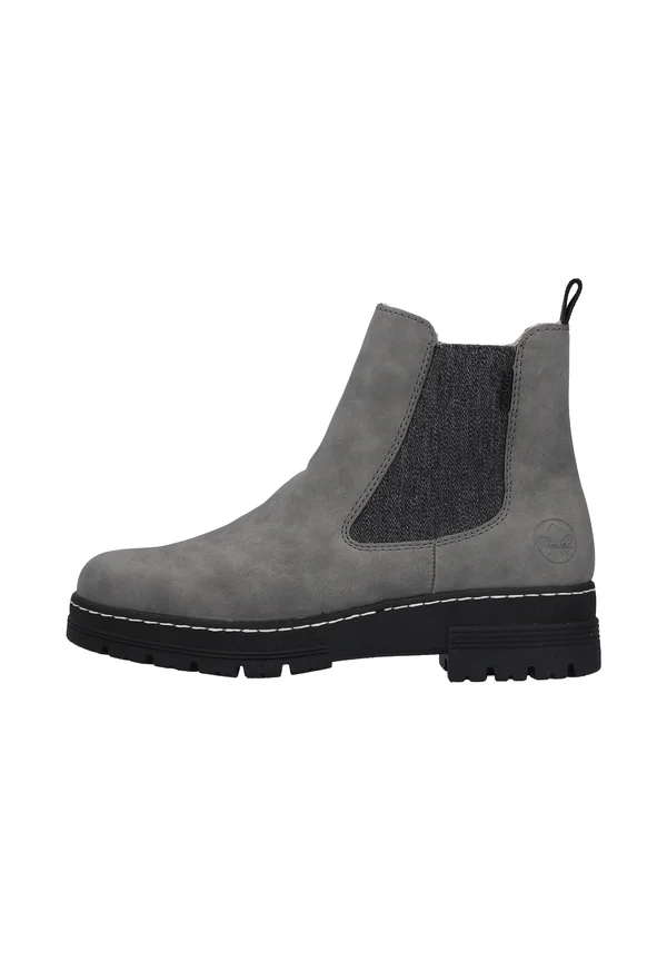 CHELSEA - Platform ankle boots - grau