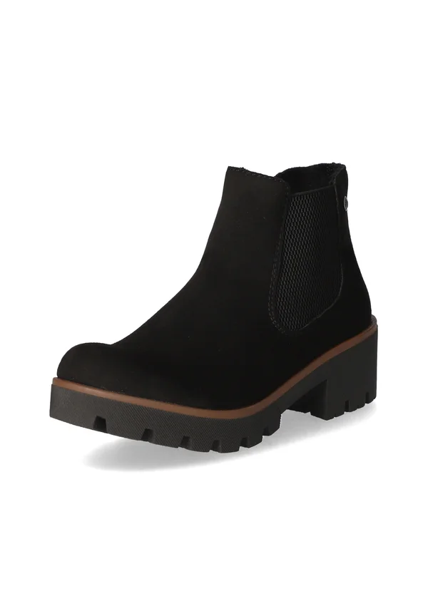 CHELSEA - Platform ankle boots - schwarz