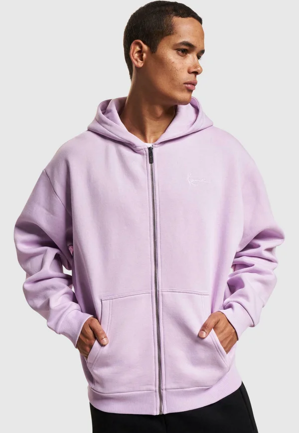 CHEST SIGNATURE ESSENTIAL ZIP - Zip-up sweatshirt - lilac