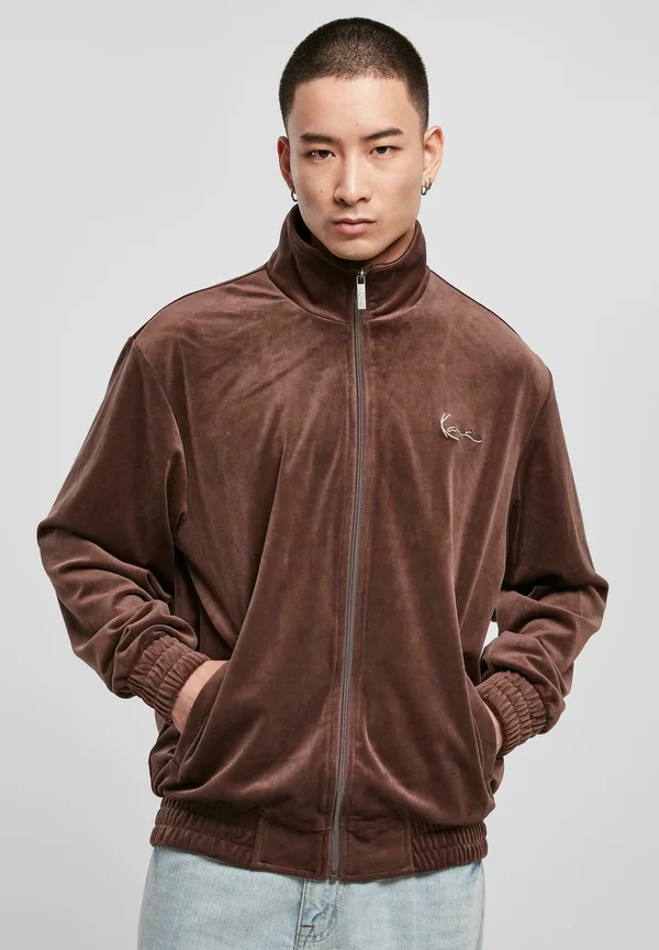 CHEST SIGNATURE - Training jacket - brown