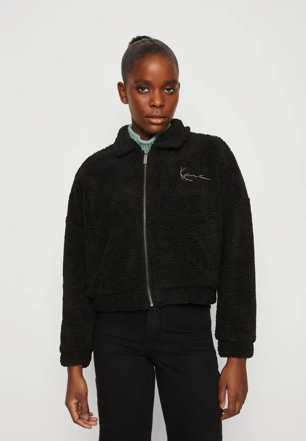 CHEST SMALL SIGNATURE JACKET - Winter jacket - black