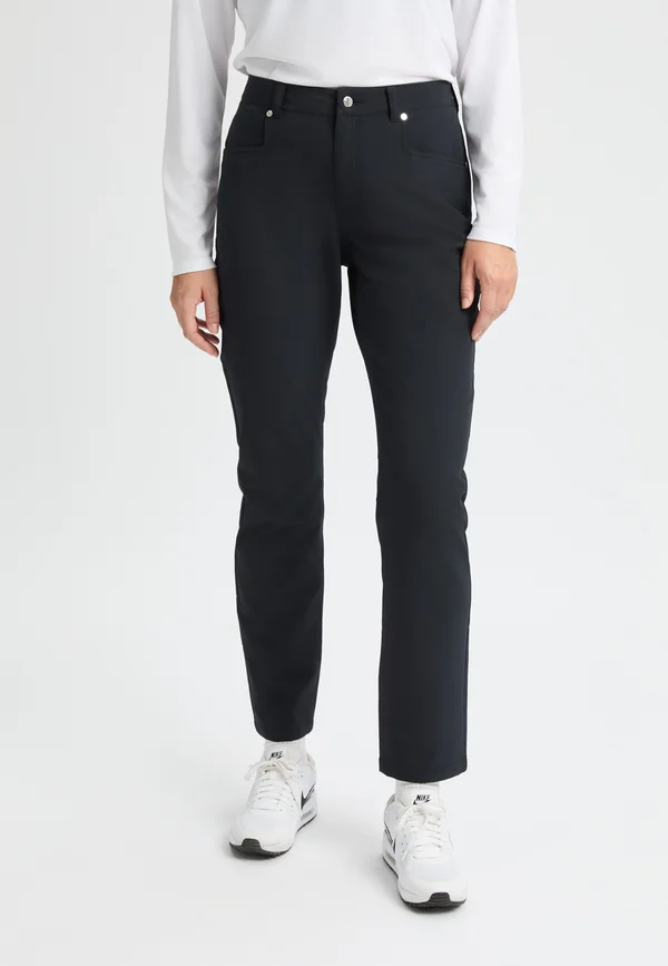 CHIE BRUSHED PANT 32 - Trousers - black
