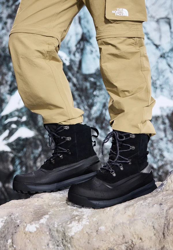 CHILKAT V LACE WP - Lace-up ankle boots - black