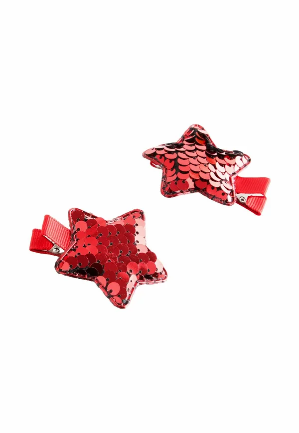 CHRISTMAS STAR SEQUIN  - Hair styling accessory - red