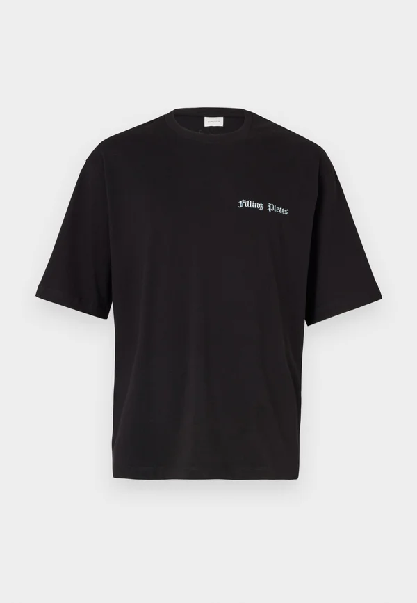 CHROME FLOWER UNISEX - Print T-shirt - black