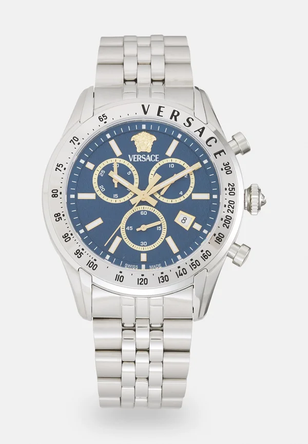 CHRONO MASTER - Chronograph watch - dark blue/silver-coloured