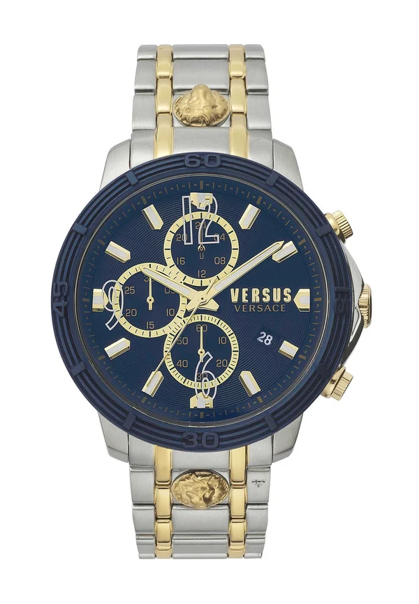 Chronograph watch - bicolor blue