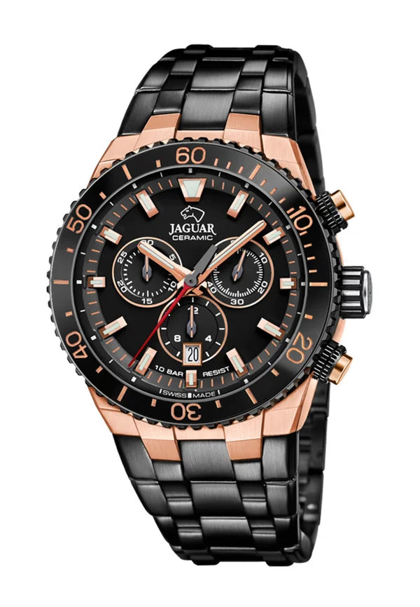 Chronograph watch - black