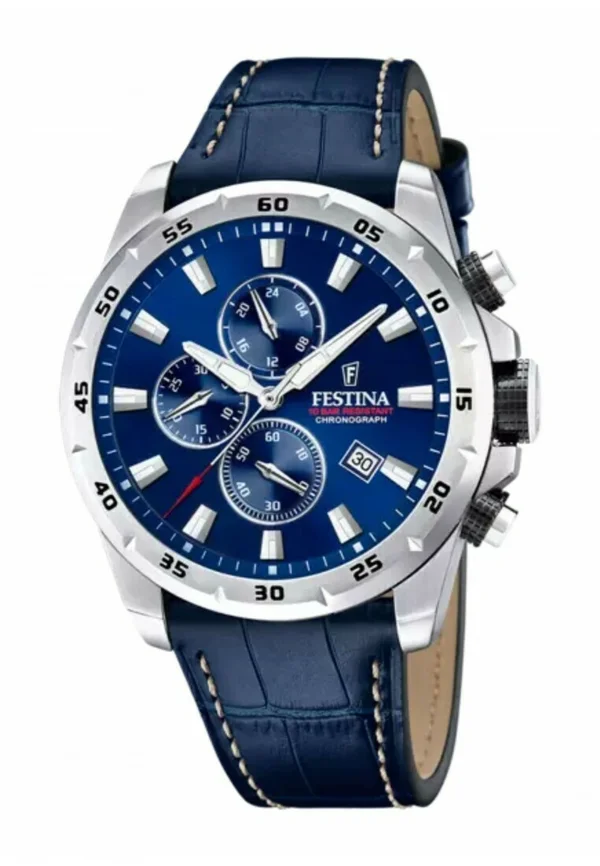 Chronograph watch - bleu