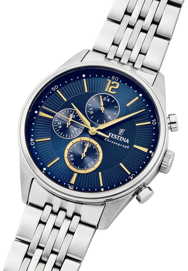 Chronograph watch - bleu