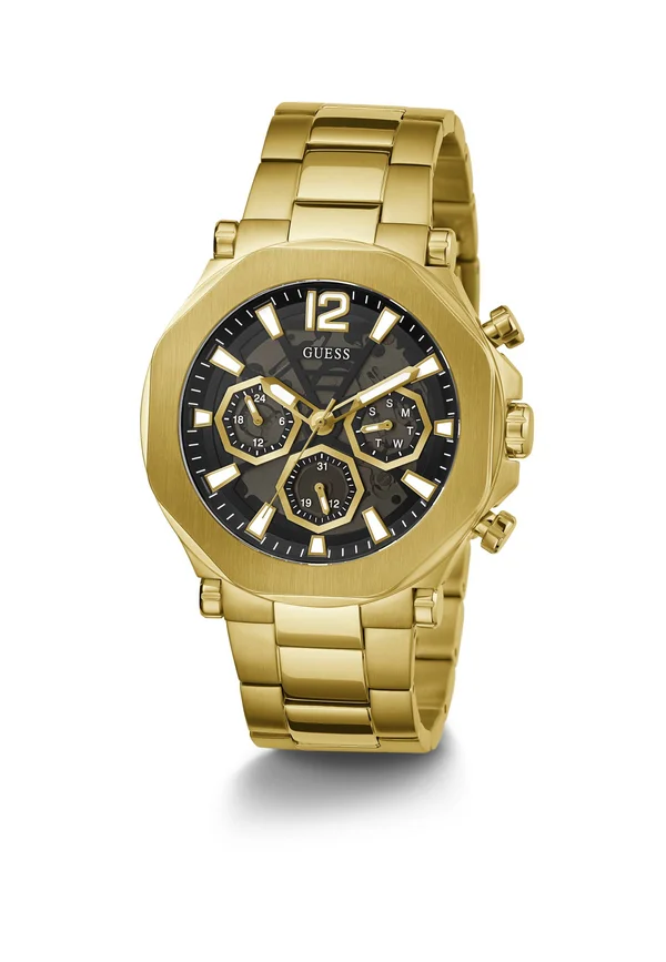 Chronograph watch - gold tone