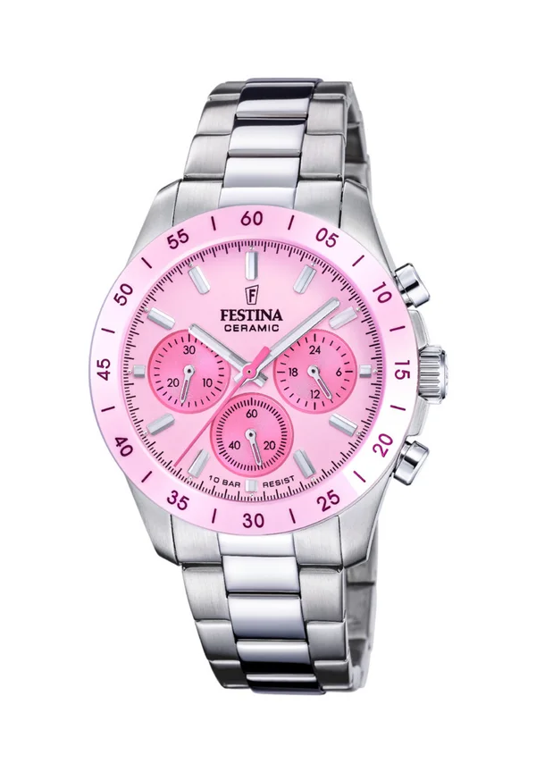 Chronograph watch - pink