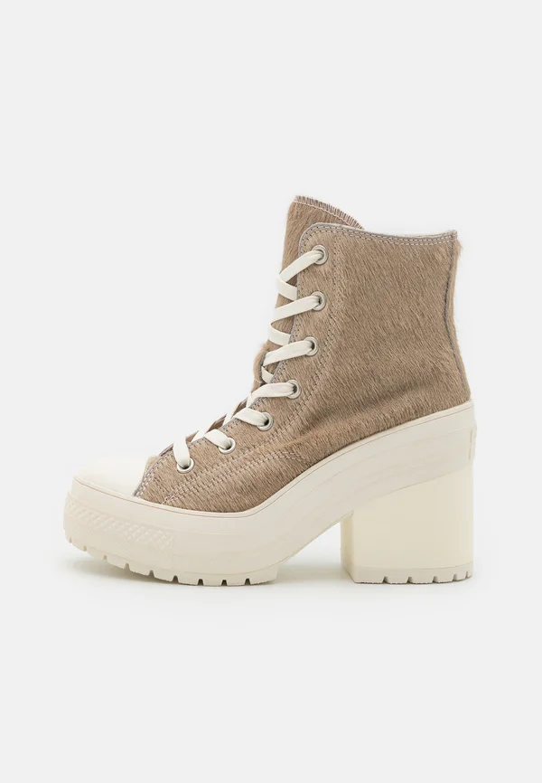CHUCK 70 DE LUXE  - Platform ankle boots - warm clay/egret