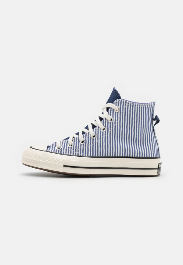 CHUCK 70 HICKORY STRIPE UNISEX - High-top trainers - light blue/white