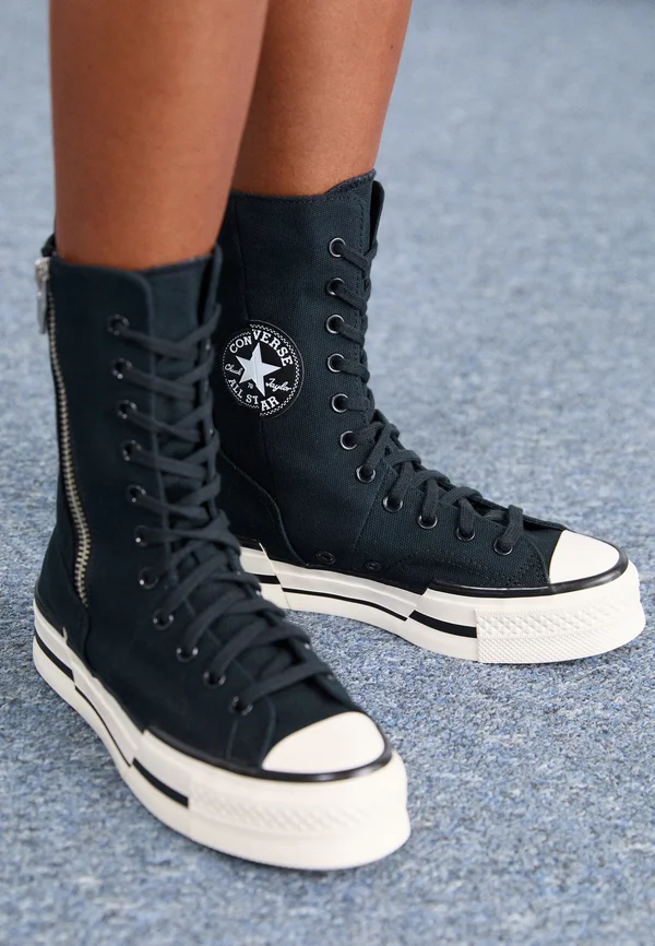 CHUCK 70 PLUS XHI - High-top trainers - black/white/egret