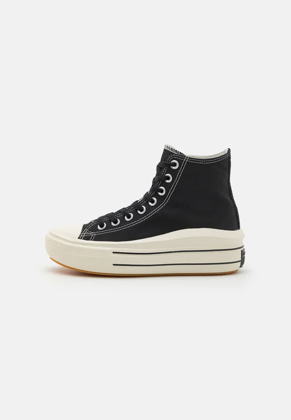 CHUCK TAYLOR ALL STAR MOVE PLATFORM RETRO SPORT - High-top trainers - black/egret