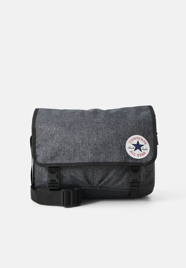 CHUCK TAYLOR MESSENGER BAG UNISEX - Cross body bag - black/heather black