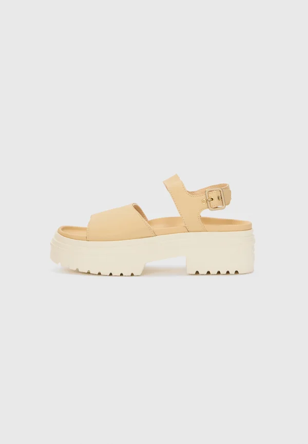 CHUCK TAYLOR - Platform sandals - coastal dune/egret/light gold-coloured