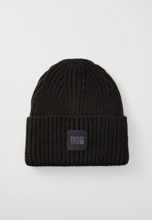 CHUNKY BEANIE UNISEX - Beanie - black