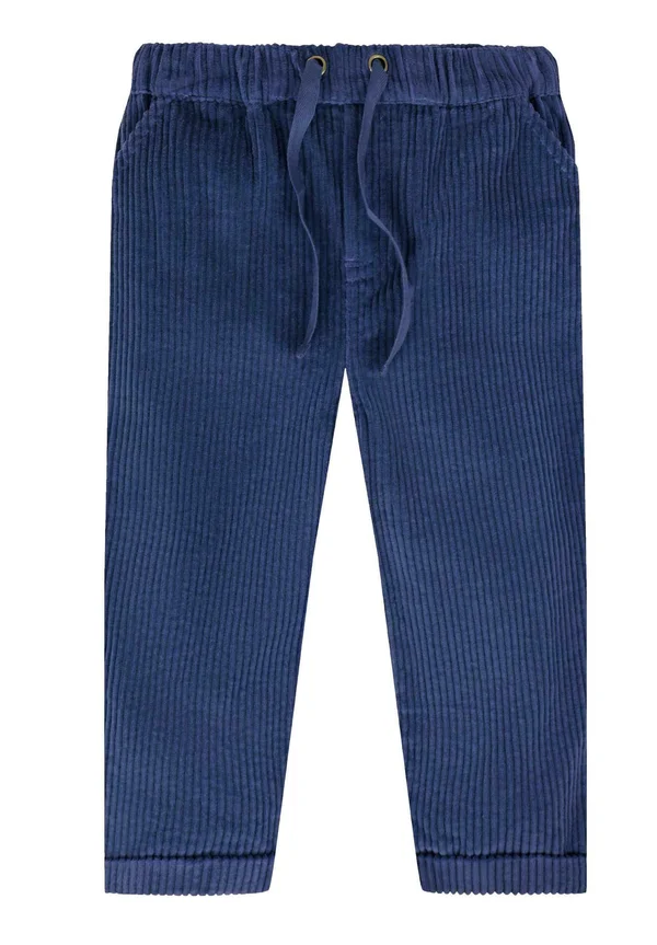 CHUNKY PULL-ON - Trousers - navy