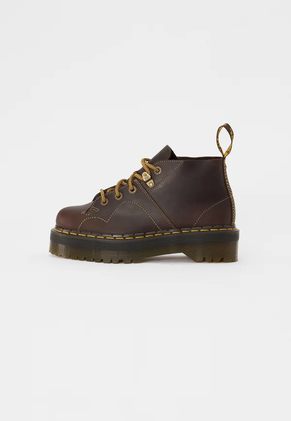 CHURCH QUAD UNISEX - Lace-up ankle boots - dark brown crazy horse