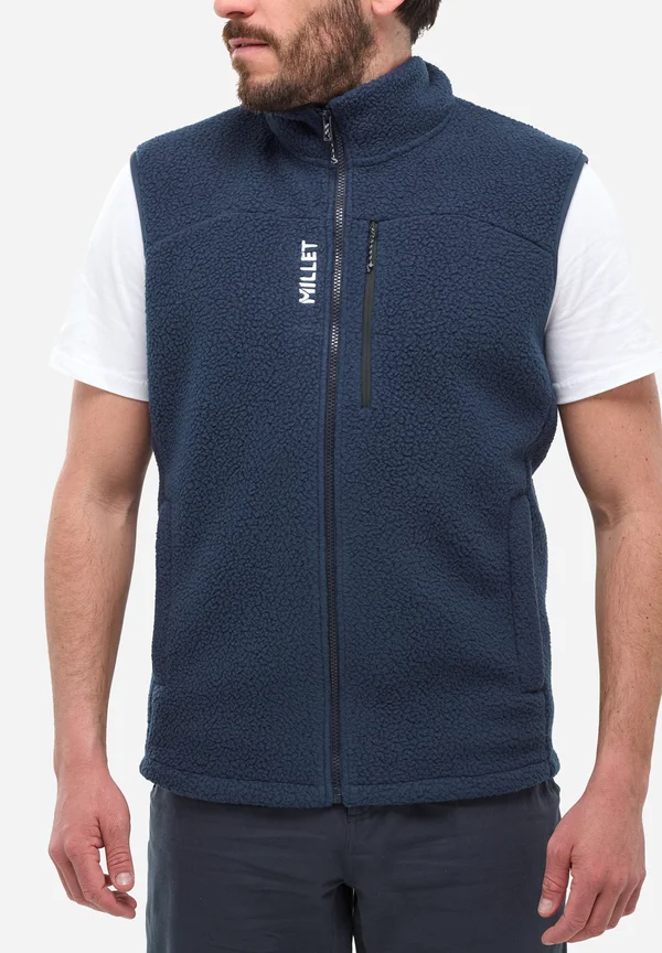 CIMAÏ SHERPA - Waistcoat - bleu marine