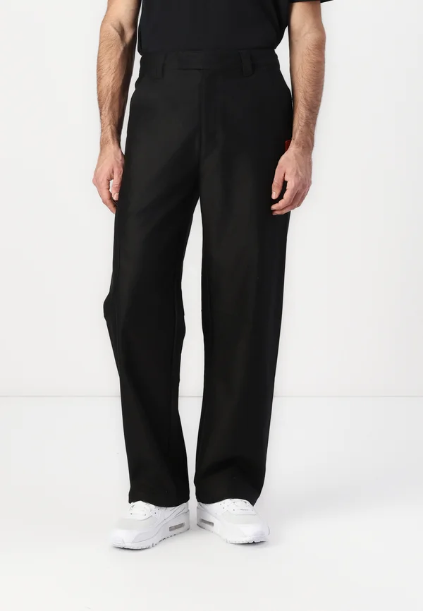 CIRCULAR TROUSERS - Trousers - black
